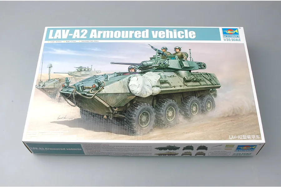 Trumpeter 1/35 LAV-A2 Armoured Vehicle Scaled Plastic Model Kit image 29045