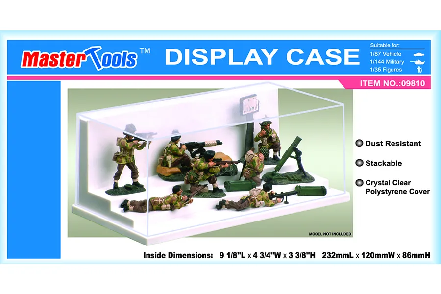 Trumpeter 232x120x86mm Model Display Case image 29136