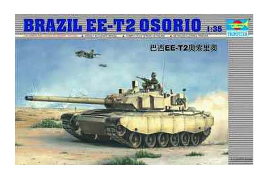 Trumpeter 1/35 Brazil EE-T2 Osorio Tank Scaled Plastic Model Kit image 29155