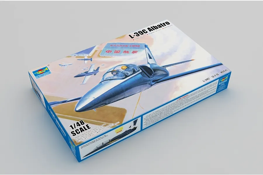 Trumpeter 1/48 L-39C Albatros Jet Scaled Plastic Model Kit image 29227