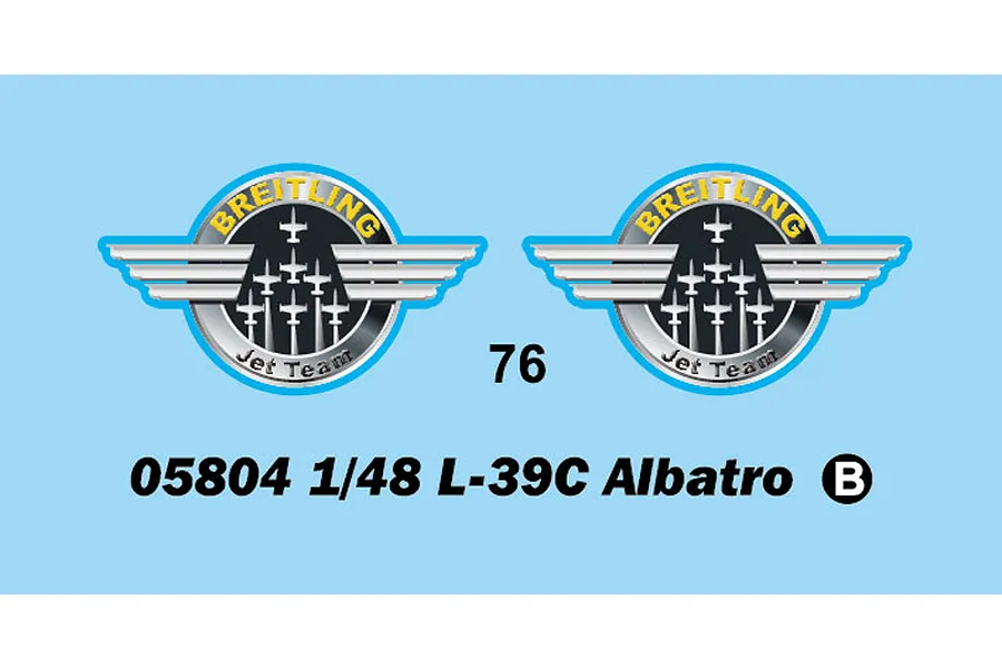 Trumpeter 1/48 L-39C Albatros Jet Scaled Plastic Model Kit image 29233