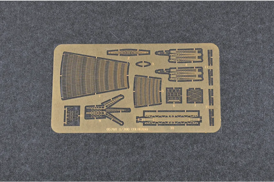 Trumpeter 1/700 USS West Virginia BB-48 1945 Battleship Plastic Model Kit image 29449