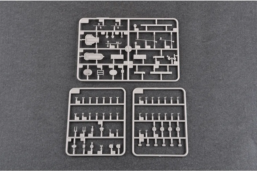 Trumpeter 1/700 USS West Virginia BB-48 1945 Battleship Plastic Model Kit image 29451