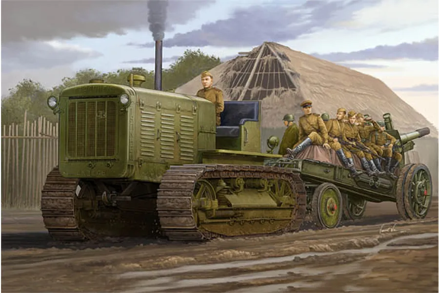 Trumpeter 1/35 Russian ChTZ S-65 Artillery Tractor Scaled Plastic Model Kit image 29455