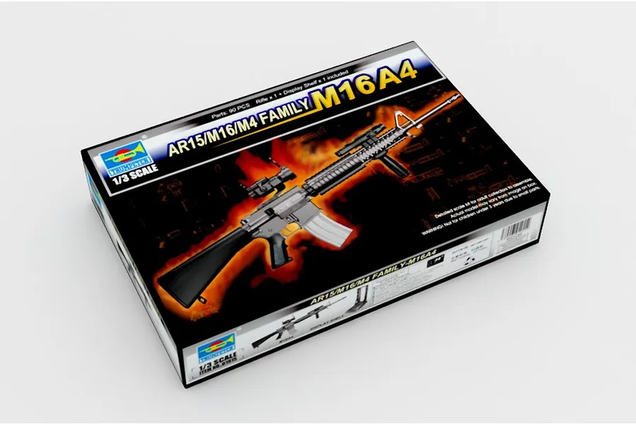 Trumpeter 1/3 M16A4, AR15, M16, M4 Scaled Plastic Model Kit image 29612