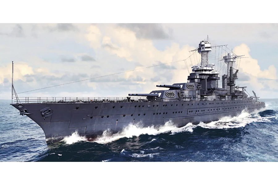 Trumpeter 1/700 USS Tennessee BB-43 1941 Battleship Plastic Model Kit image 29657