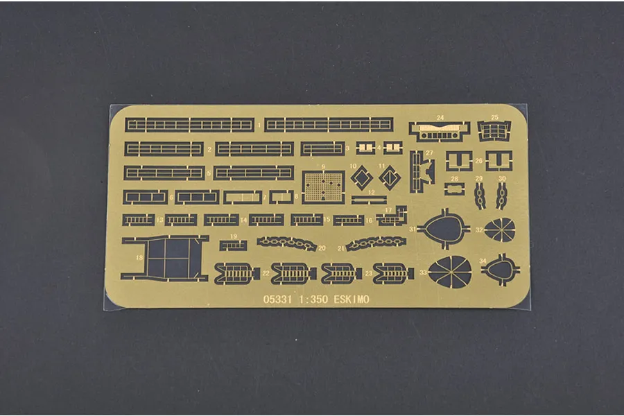Trumpeter 1/350 HMS Eskimo 1941 Destroyer Plastic Model Kit w/ Australian Decals image 29702
