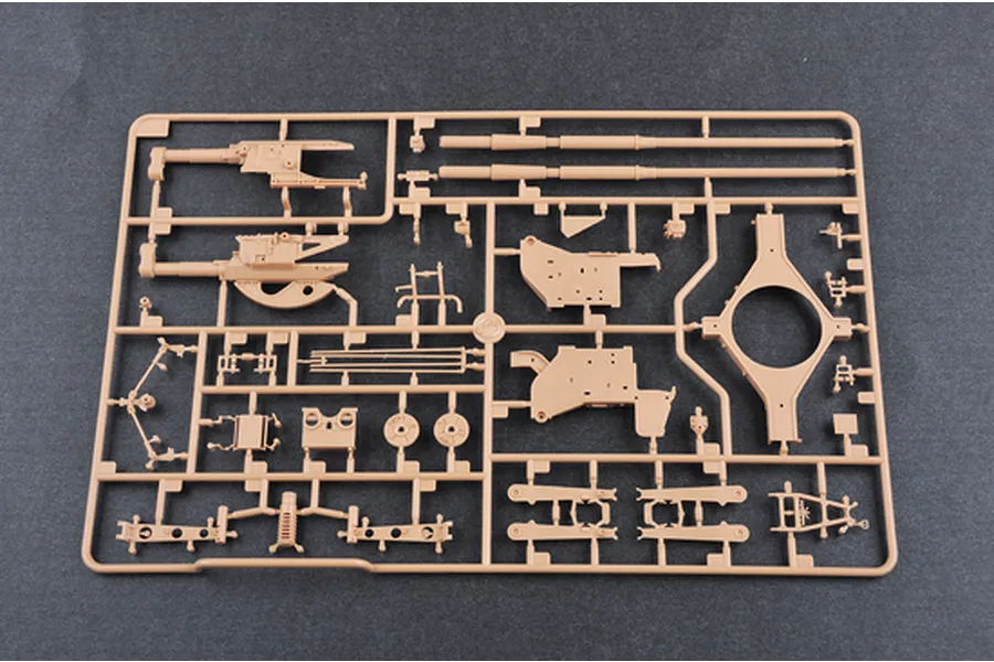 Trumpeter 1/35 Soviet KS-19M2 100mm Air Defense Gun (Late Version) Scaled Plastic Model Kit image 29732