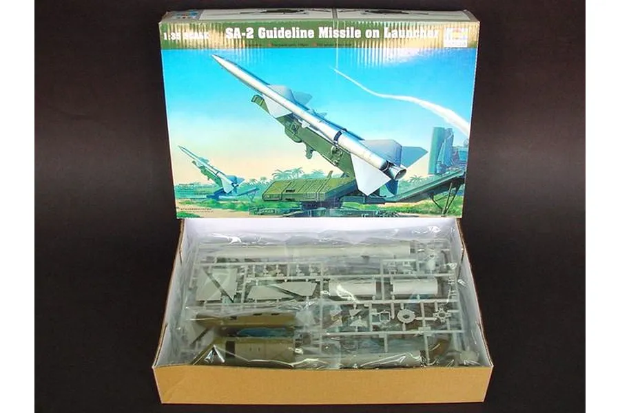 Trumpeter 1/35 SA-2 Guideline Missile On Launcher Scaled Plastic Model Kit image 29944