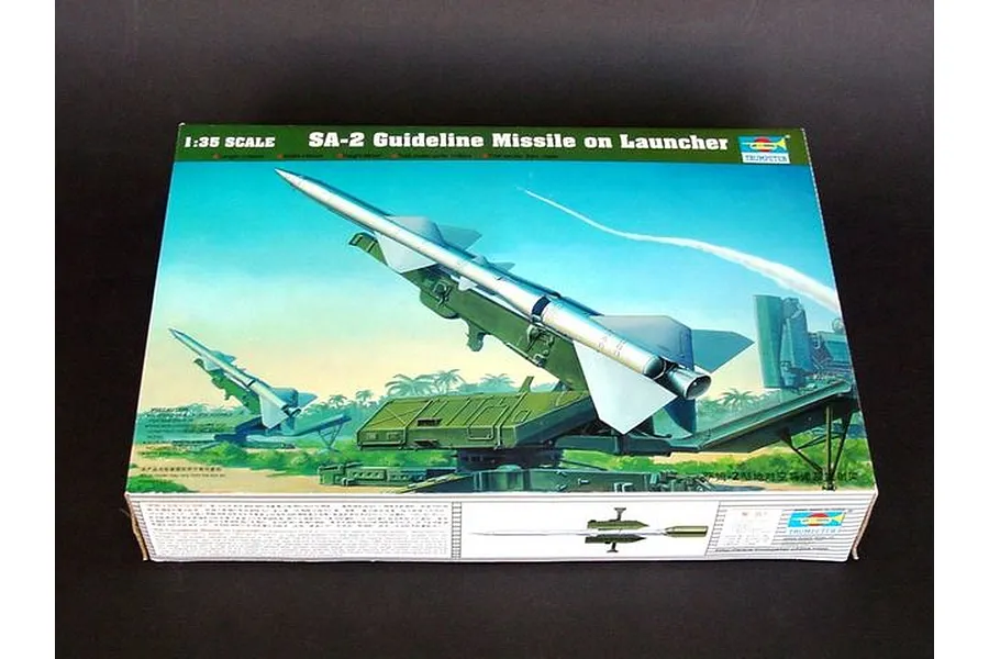 Trumpeter 1/35 SA-2 Guideline Missile On Launcher Scaled Plastic Model Kit image 29945