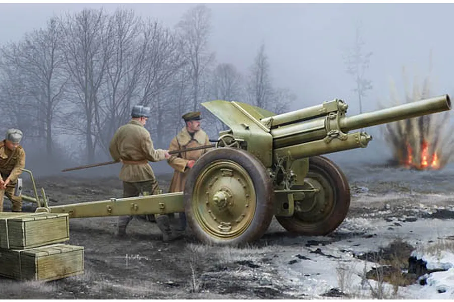 Trumpeter 1/35 Soviet 1938 122mm Howitzer M-30 Eraly Model Scaled Plastic Model Kit image 29958