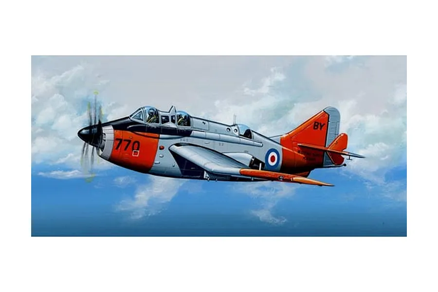 Trumpeter 1/72 British T.Mk.2 Gannet Bomber Scaled Plastic Model Kit image 30079