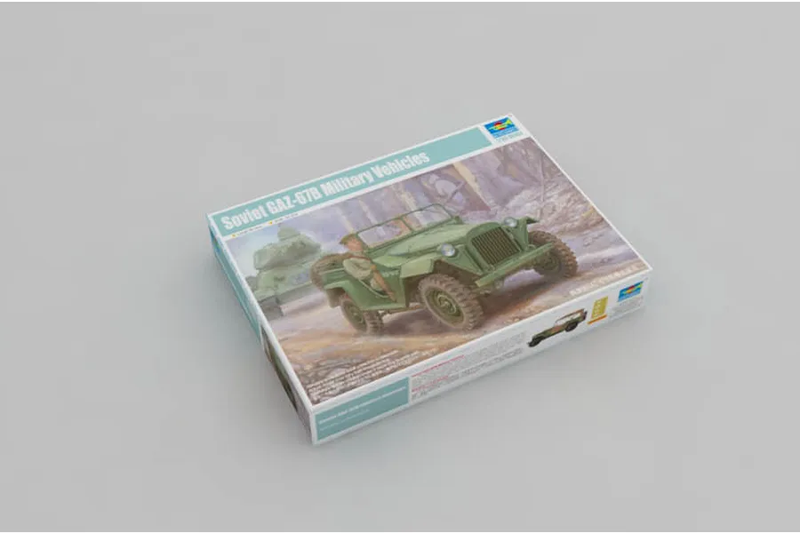 Trumpeter 1/35 Soviet GAZ-67B Military Staff Car Scaled Plastic Model Kit image 30152