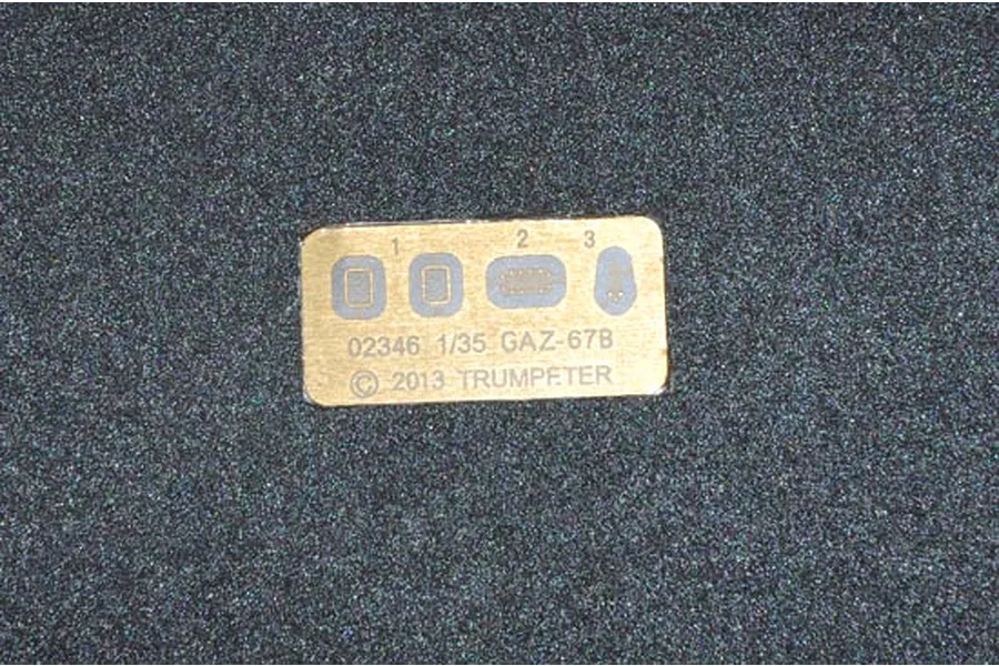 Trumpeter 1/35 Soviet GAZ-67B Military Staff Car Scaled Plastic Model Kit image 30158