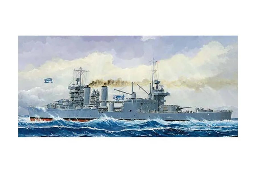 Trumpeter 1/700 USS Minneapolis CA-36 Cruiser Plastic Model Kit image 30247