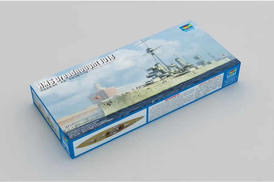 Trumpeter 1/700 HMS Dreadnought 1907 Battleship Plastic Model Kit image 13