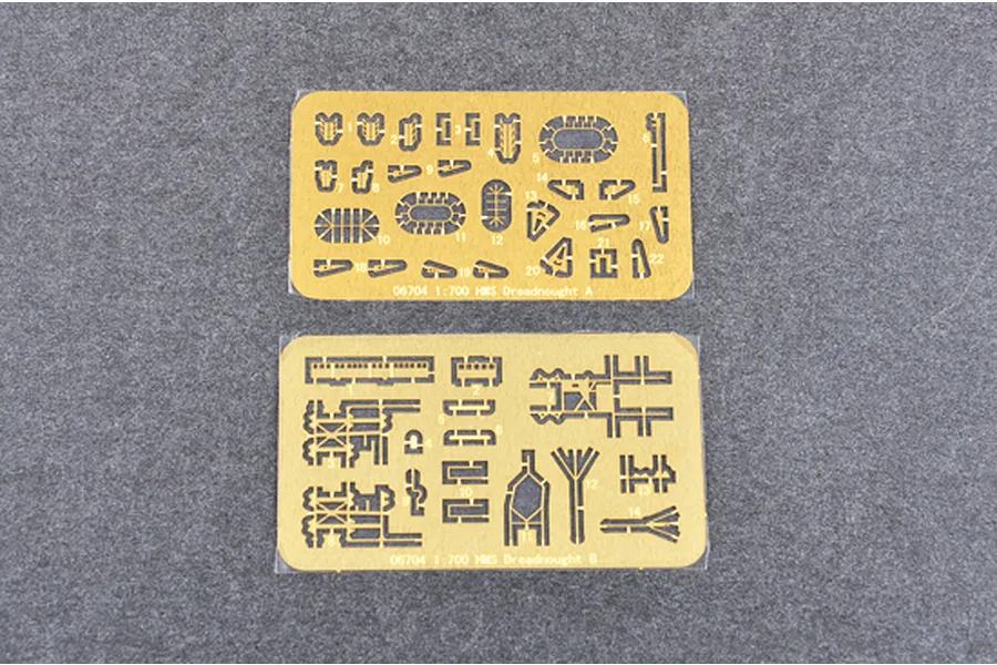 Trumpeter 1/700 HMS Dreadnought 1918 Battleship Plastic Model Kit image 7