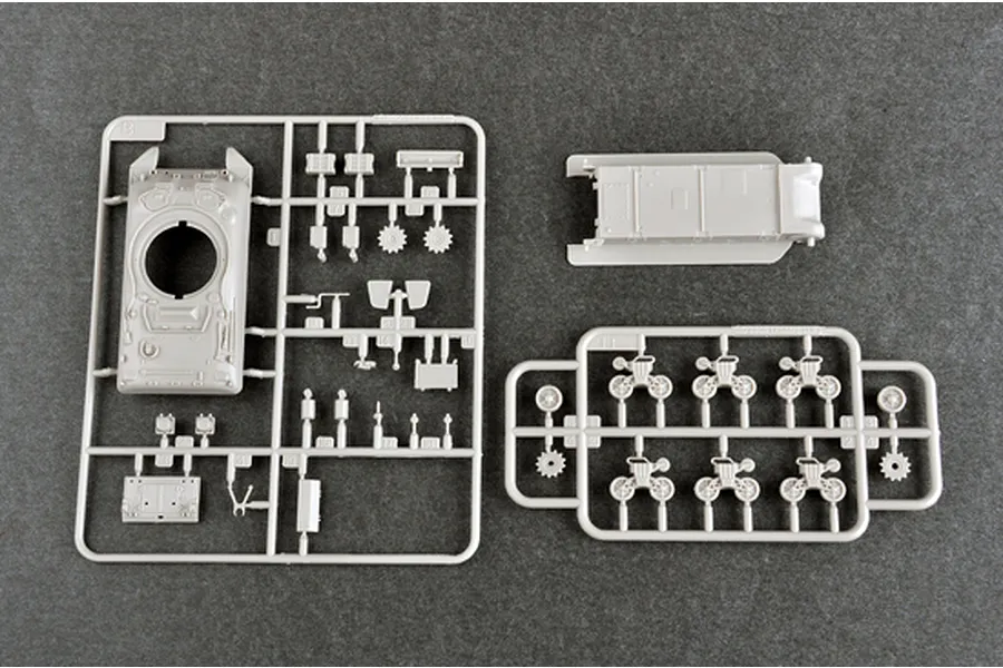 Trumpeter 1/72 French M4 Sherman Tank Scaled Plastic Model Kit image 30379
