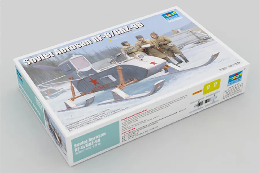 Trumpeter 1/35 Soviet Aerosan RF-8/GAZ-98 Scaled Plastic Model Kit image 30438