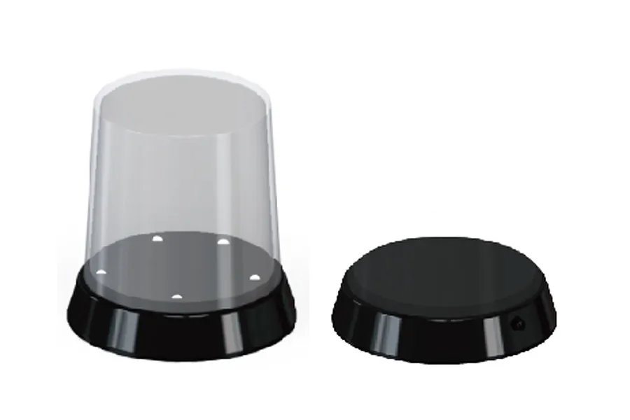 Trumpeter Model Plastic Display Case 84x115mm w/ LED image 30444