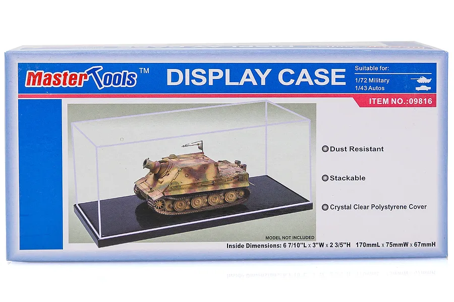 Trumpeter 170x75x67mm Scale Plastic Model Display Case image 30448