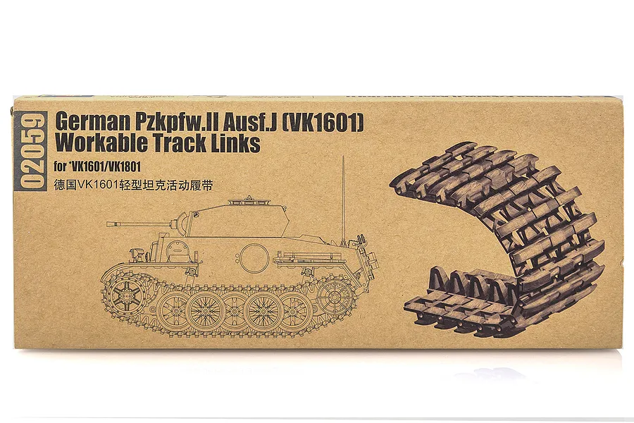 Trumpeter 1/35 German Pzkpfw.II Ausf.J Plastic Workable Tank Tracks Link Kit image 30459