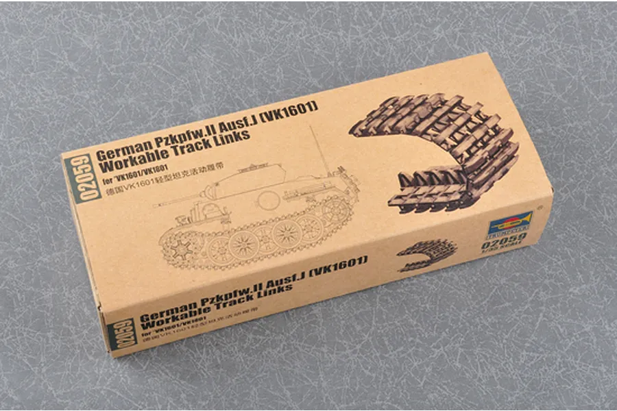 Trumpeter 1/35 German Pzkpfw.II Ausf.J Plastic Workable Tank Tracks Link Kit image 30460