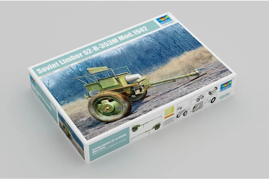 Trumpeter 1/35 Soviet 1942 Limber 52-R-353M Scaled Plastic Model Kit image 30541