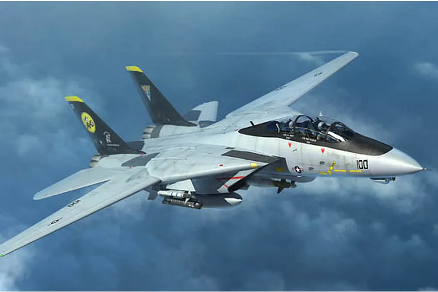 Trumpeter 1/144 F-14D Tomcat Fighter Jet Scaled Plastic Model Kit image 30543