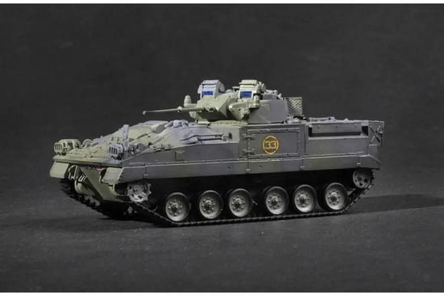 Trumpeter 1/72 British Warrior Tank Scaled Plastic Model Kit image 2
