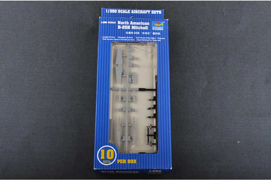 Trumpeter 1/350 North American B-25B Mitchell Aircraft Sets (10Pcs) for Aircraft Carrier Scaled Plastic Model Kit image 30600