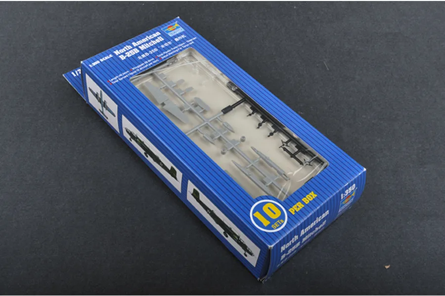 Trumpeter 1/350 North American B-25B Mitchell Aircraft Sets (10Pcs) for Aircraft Carrier Scaled Plastic Model Kit image 30602