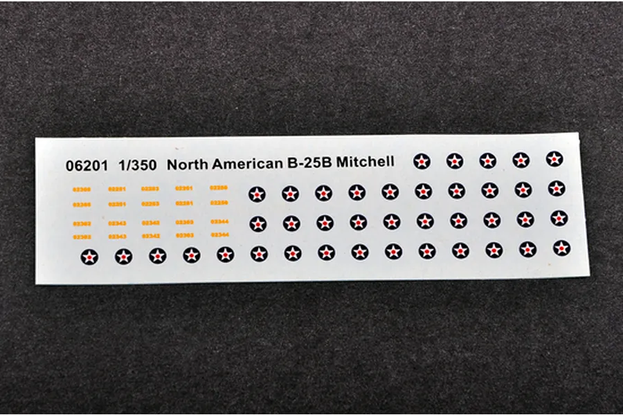 Trumpeter 1/350 North American B-25B Mitchell Aircraft Sets (10Pcs) for Aircraft Carrier Scaled Plastic Model Kit image 30603