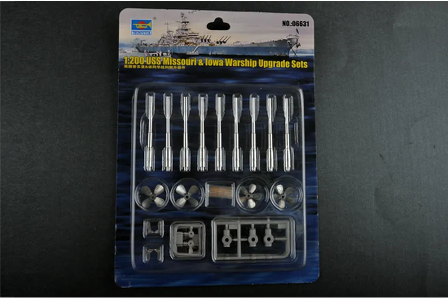 Trumpeter 1/200 USS Missouri &amp;amp; Iowa Detailed Parts Upgrade Set image 30677