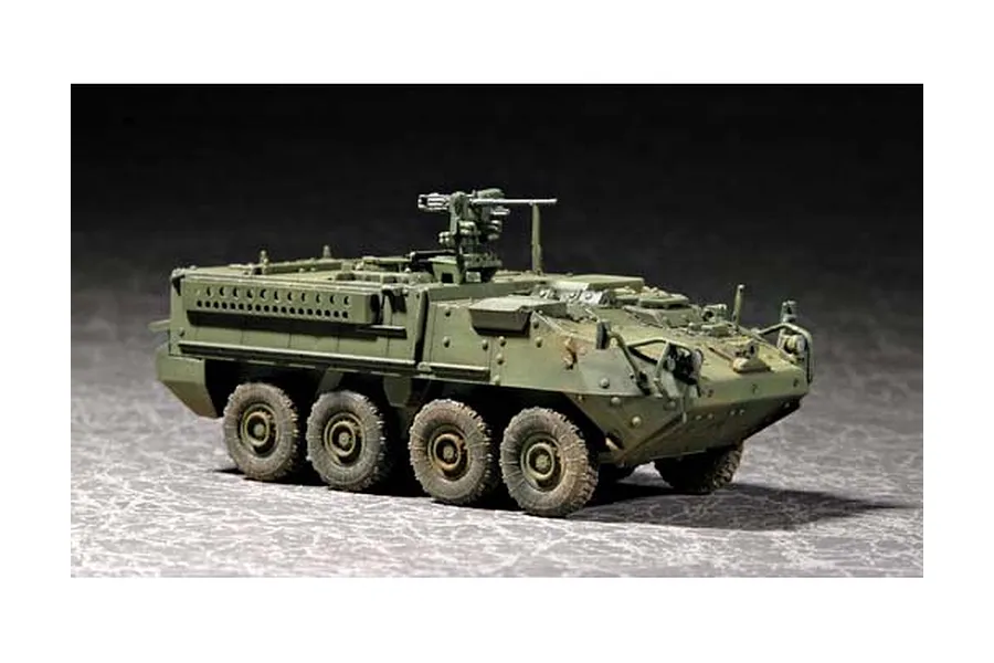 Trumpeter 1/72 U.S. Army M1126 Stryker ICV Armoured Personnel Carrier Scaled Plastic Model Kit image 2