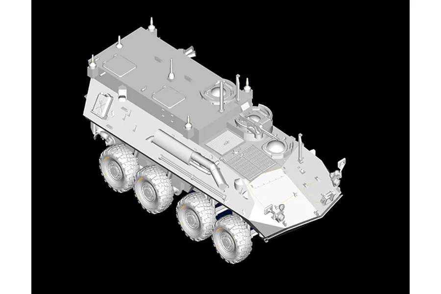 Trumpeter 1/72 U.S.M.C LAV-C2 (Command &amp;amp; Control) Armoured Vehicle Scaled Plastic Model Kit image 6