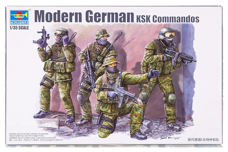 Trumpeter 1/35 German Modern KSK Commandos Scaled Plastic Model Kit image 30712