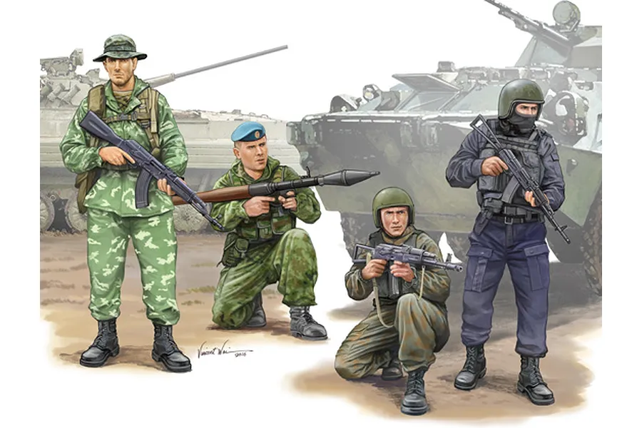 Trumpeter 1/35 Russian Special Operation Force Scaled Plastic Model Kit image 30740