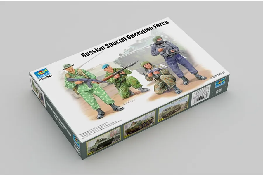 Trumpeter 1/35 Russian Special Operation Force Scaled Plastic Model Kit image 30741
