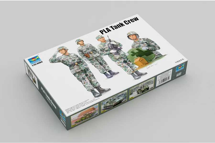 Trumpeter 1/35 PLA Tank Crew Scaled Plastic Model Kit image 30750