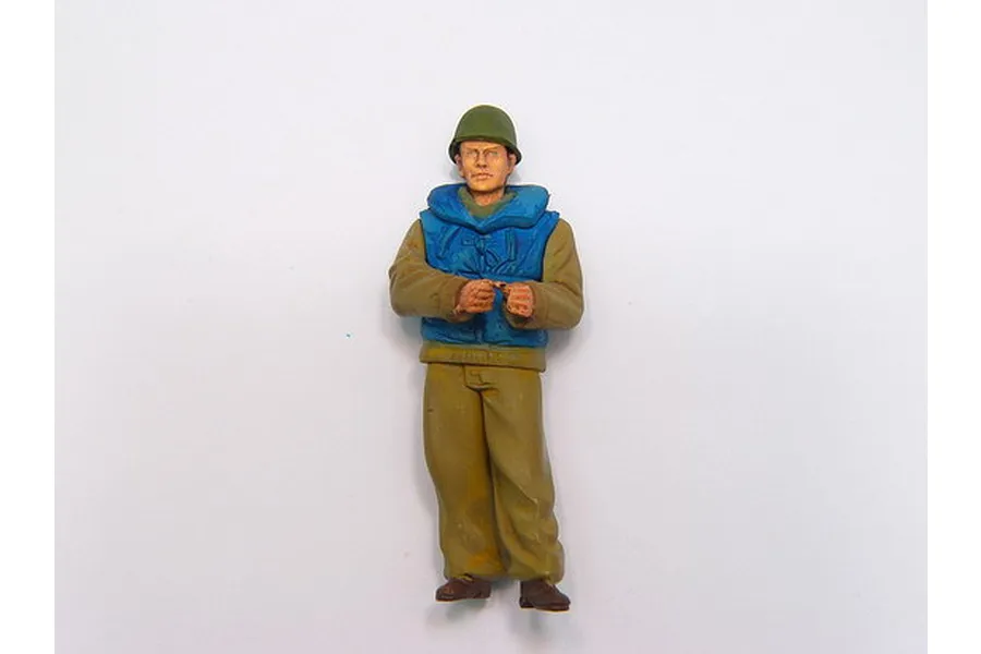 Trumpeter 1/35 USN WWII LCN Crew Scaled Plastic Model Kit image 30766