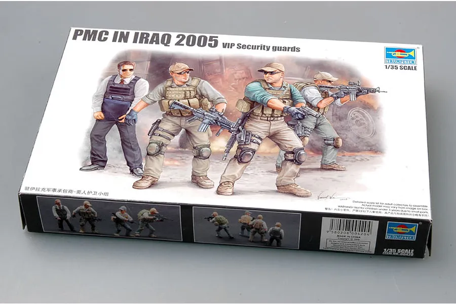 Trumpeter 1/35 Private Military Company (PMC) VIP Security Guards in IRAQ Scaled Plastic Model Kit image 30787
