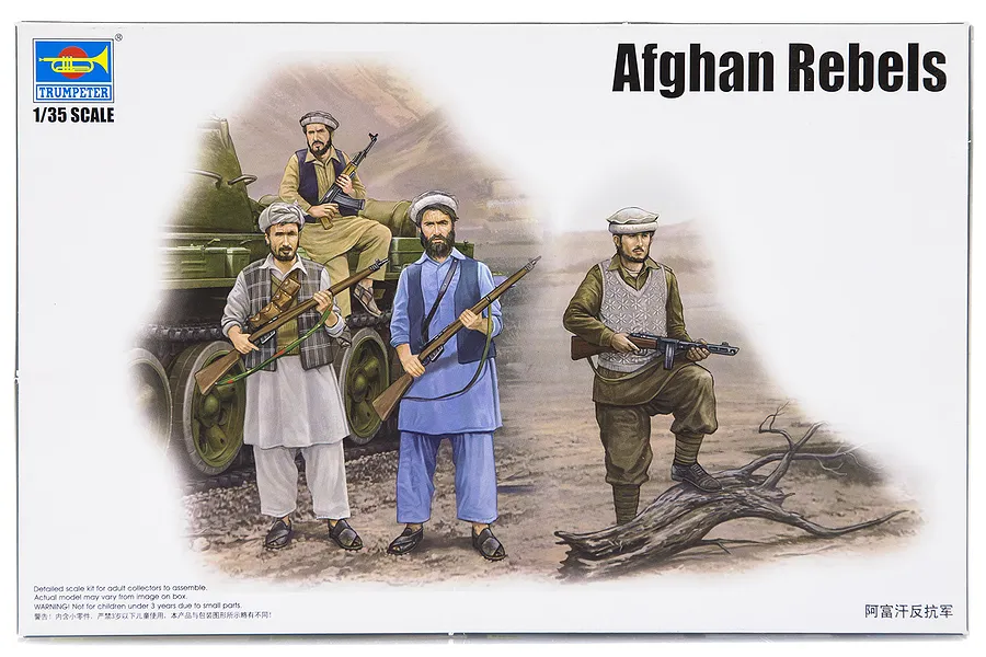 Trumpeter 1/35 Afghan Rebels Scaled Plastic Model Kit image 30799
