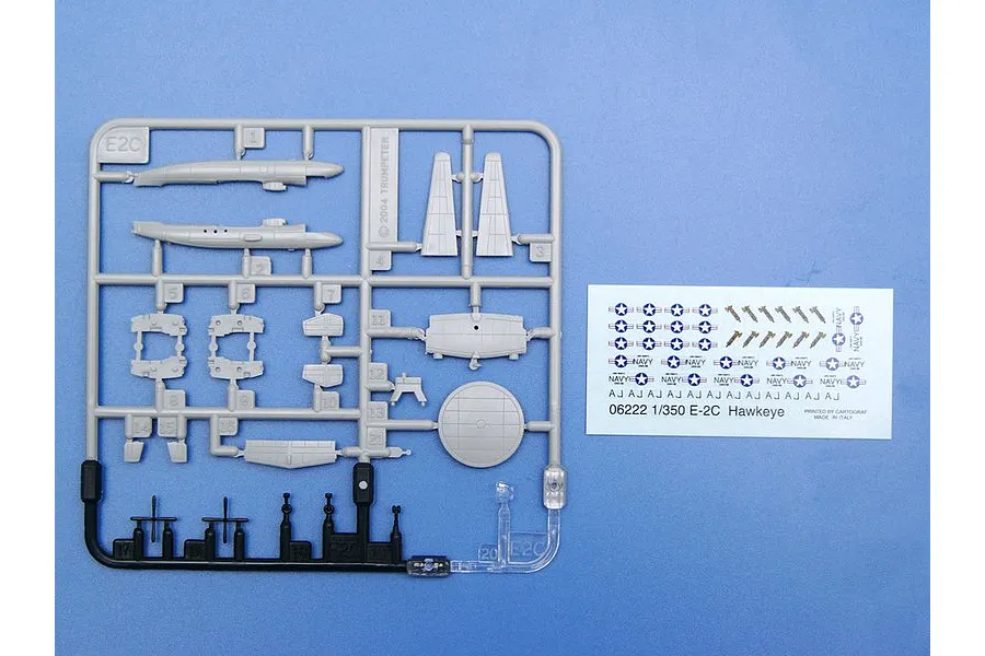 Trumpeter 1/350 E-2C Hawkeye Airborne Early Warning Aircraft Sets (6Pcs) for Aircraft Carrier Scaled Plastic Model Kit image 30806