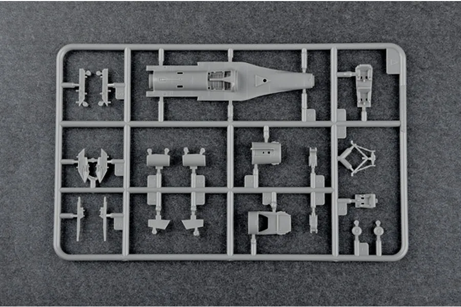Trumpeter 1/144 F-16B/D Falcon Block 15/30 Fighter Jet Scaled Plastic Model Kit image 30835