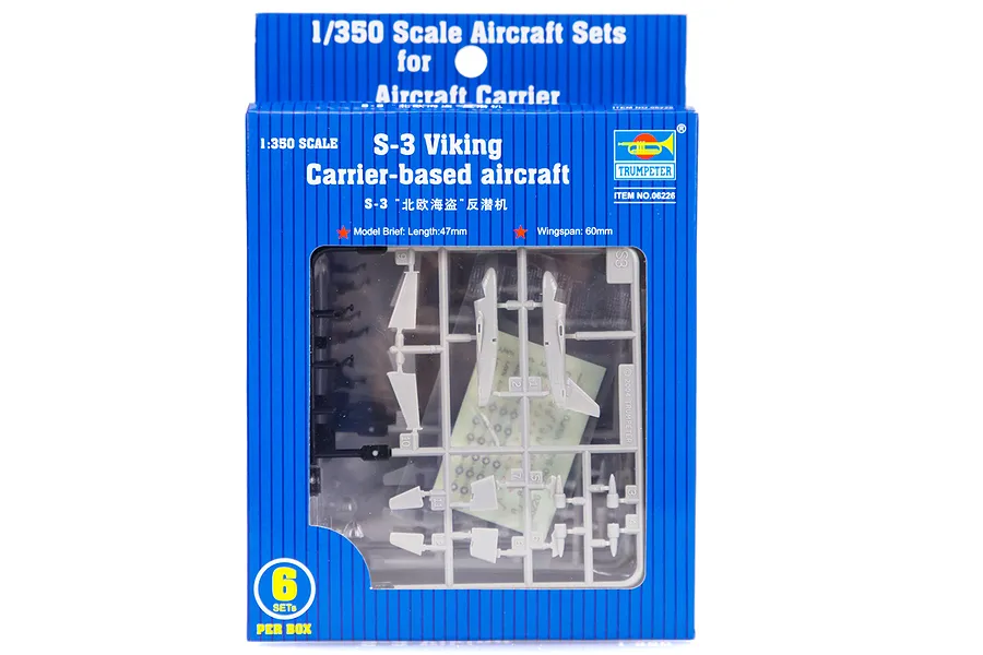 Trumpeter 1/350 S-3 Viking Aircraft Sets (6Pcs) for Aircraft Carrier Scaled Plastic Model Kit image 30844