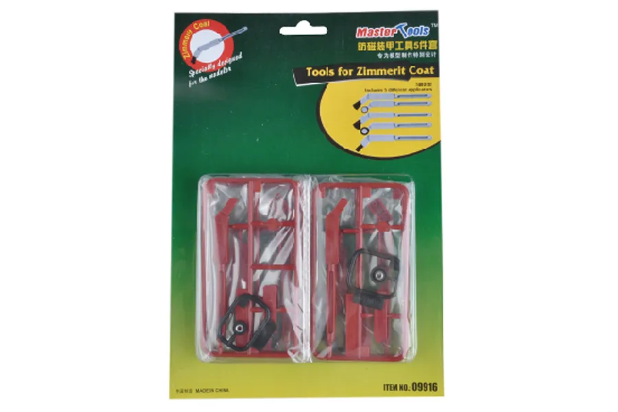 Trumpeter Master Tools Zimmerit Coating Tool Set 09916 in original retail blister packaging.
