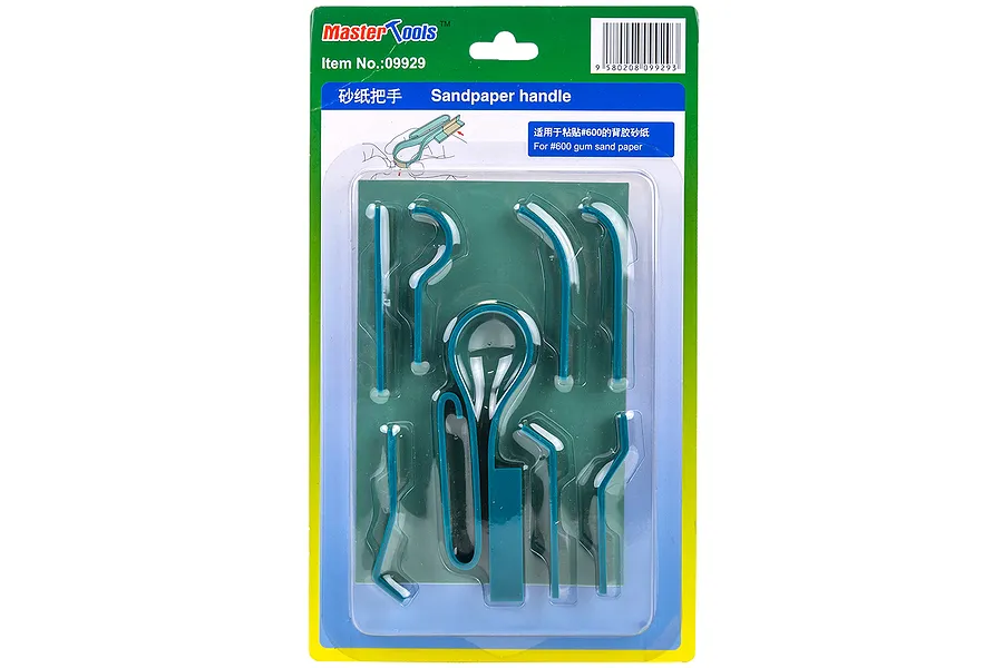 Trumpeter Master Tools Modelers Sandpaper Handle Set image 30964