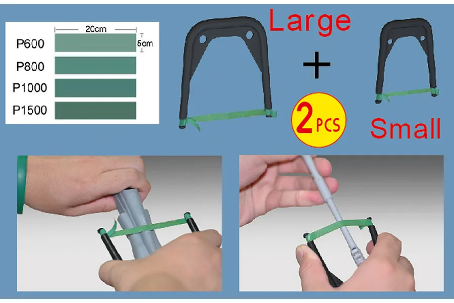 Trumpeter Master Tools Modelers Flexible Sandpaper Strip Holder image 31009