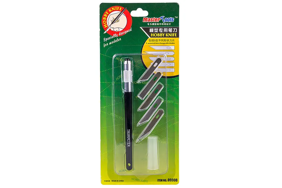 Trumpeter Master Tools Hobby Craft Modellers Knife w/ Assorted Blades image 31070